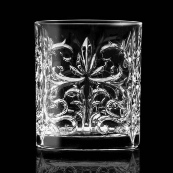 12 podwójnych staromodnych szklanek do kubka w luksusowym ekokrysztale - Destino