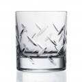 12 szklanek do whisky lub wody z ekokryształu z drogocennymi zdobieniami - arytmia