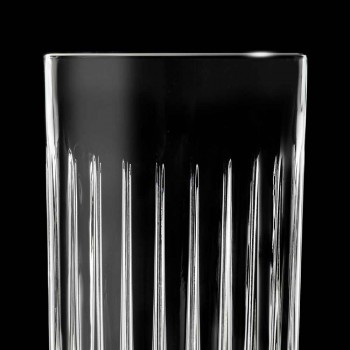 12 Tumbler Tall Highball szklanki z ozdobnym kryształem Eco - Senzatempo