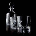 12 niskich szklanek w luksusowym stylu Eco Crystal - Montecristo Viadurini