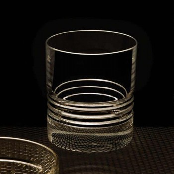 12 Podwójnych szklanek do whisky ze staromodnymi kryształami - Arytmia