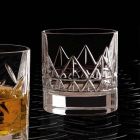 12 Szklana whisky lub woda Luksusowy nowoczesny design w kolorze Crystal - Arytmia Viadurini