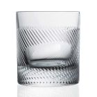 12 szklanek do whisky lub wody w stylu vintage zdobionym ekokryształami - dotykowe Viadurini