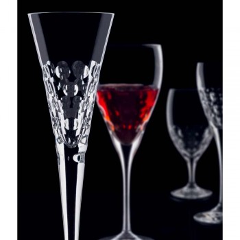 12 kieliszków do wina Fluter kieliszki do kryształowych bąbelków - Titanioball