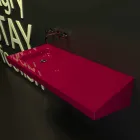 Obarczony zlewozmywak Meble Łazienkowe Made in Italy Viadurini