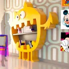 Nowoczesna biblioteka Hardy Made in Italy Viadurini