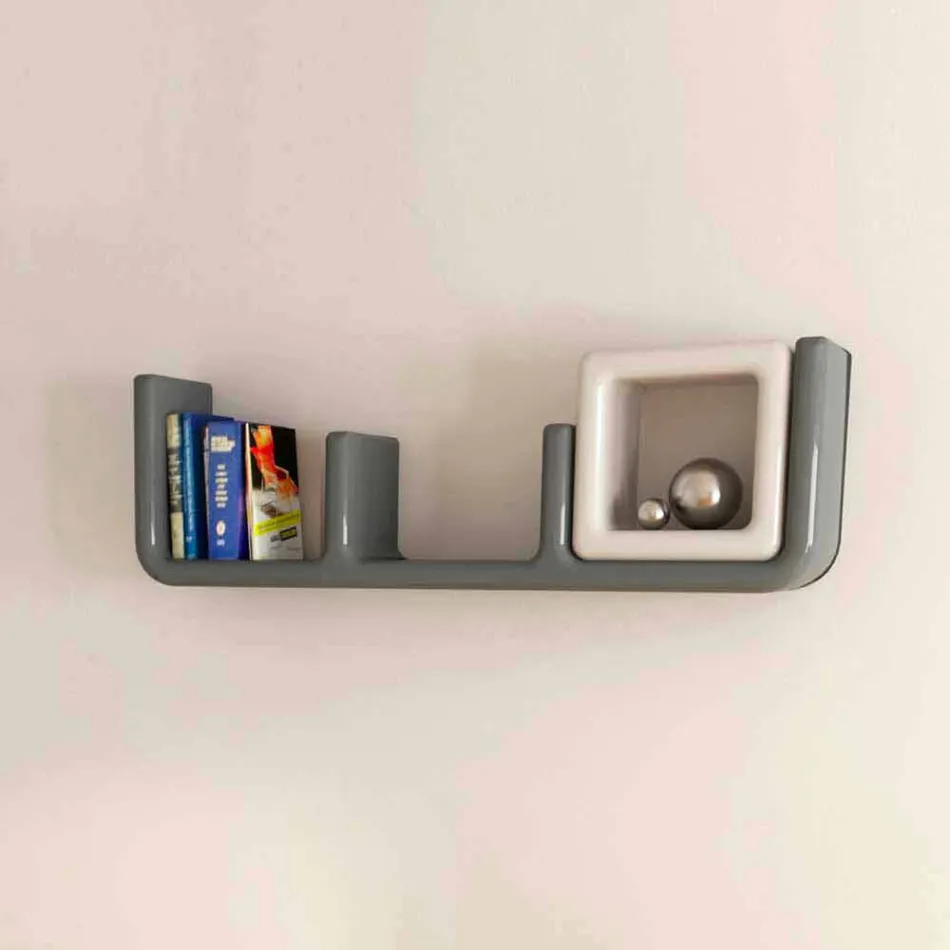 Półka Nowoczesny design Atlas Made in Italy Viadurini