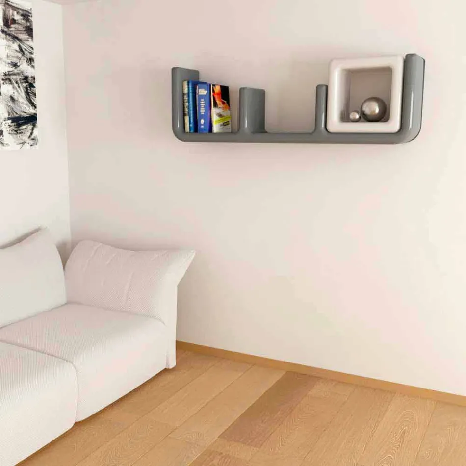 Półka Nowoczesny design Atlas Made in Italy Viadurini