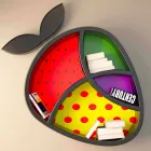 Poppy półka Projekt Made in Italy Viadurini