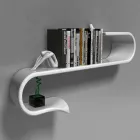 Półka Projekt Nowoczesny Waveshelf Made in Italy Viadurini