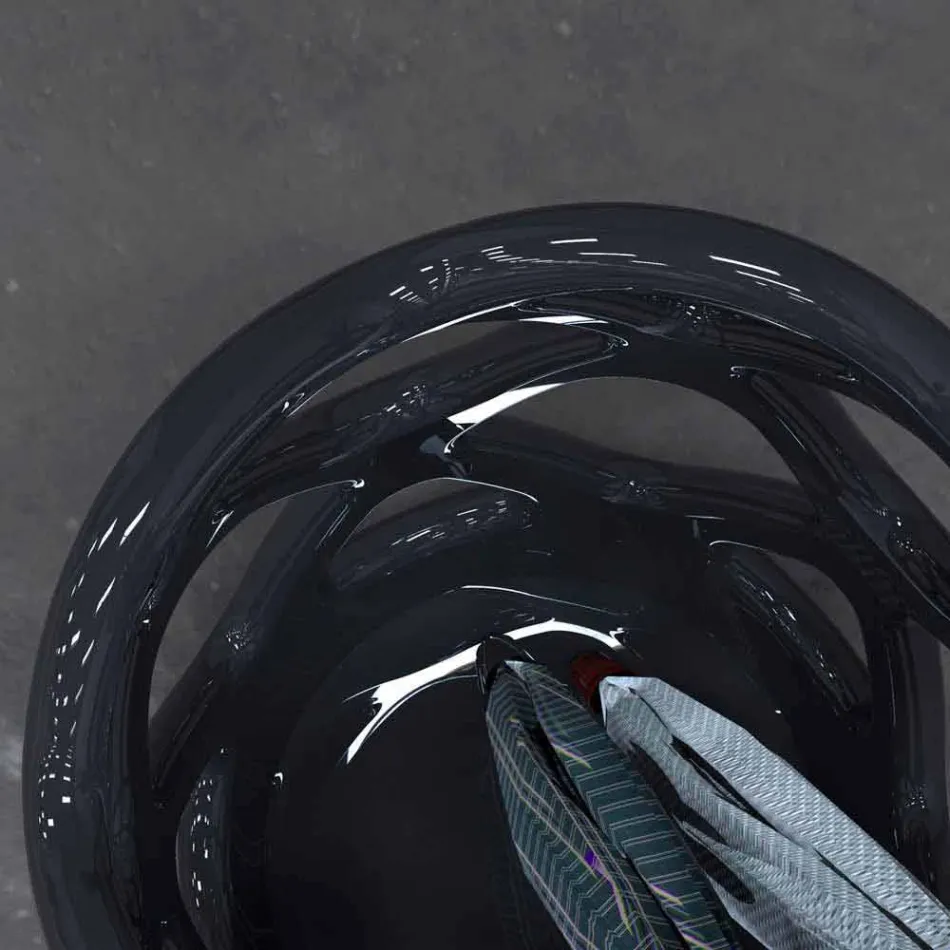 Parasol Nowoczesny design Coulee Made in Italy Viadurini