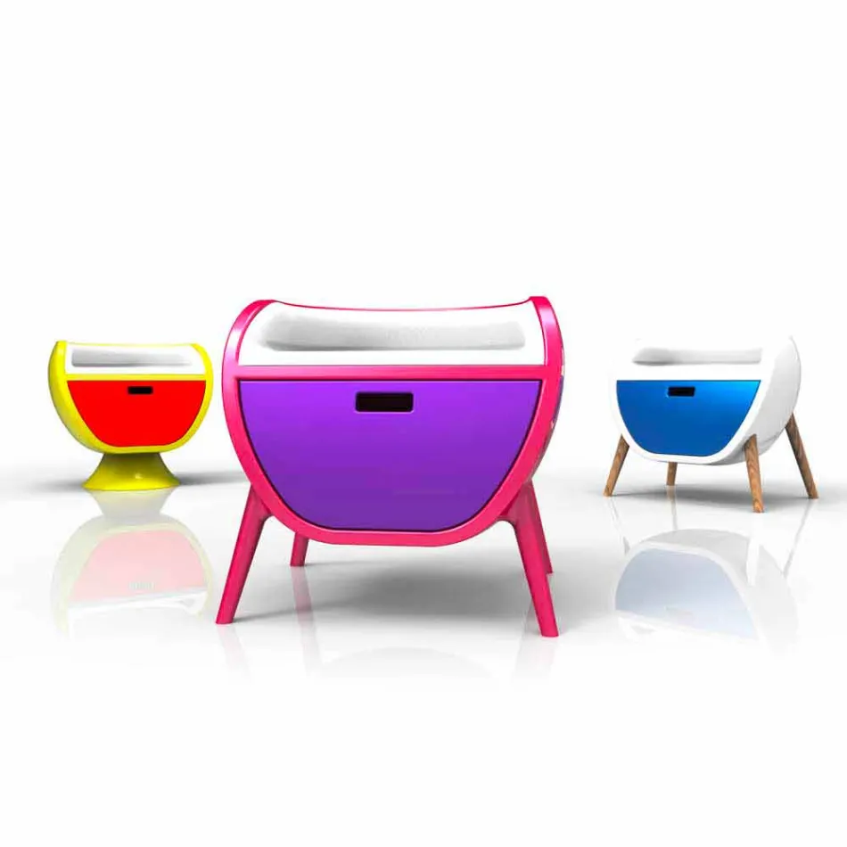 Nocna Nowoczesny design Gauche Made in Italy Viadurini