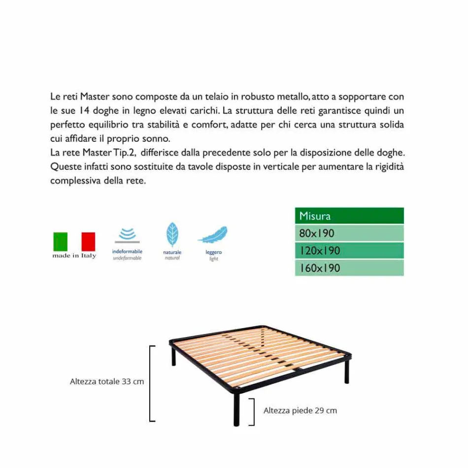 Sieć Bio Comfort 1 Pokój Viadurini