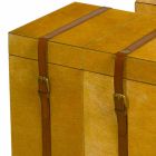 2 nowoczesne kufry w Deii jasnobrązowy kucyk Viadurini