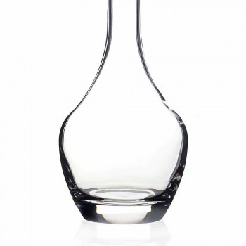 2 butelki do wina w ekologicznym kryształowym włoskim stylu minimalistycznym - gładkie