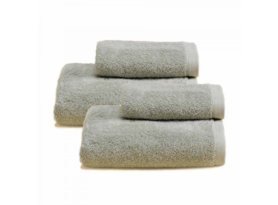2 pary ręczników kąpielowych Kolorowa usługa z bawełny Spguna - Vuitton