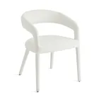 2 tapicerowane fotele w tkaninie bouclè z pokrytym stelażem - Domenica Viadurini