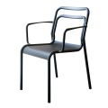 2 fotele do użytku wewnątrz i na zewnątrz, wykonane w 100% z aluminium pochodzącego z recyklingu, w różnych kolorach - Napój
