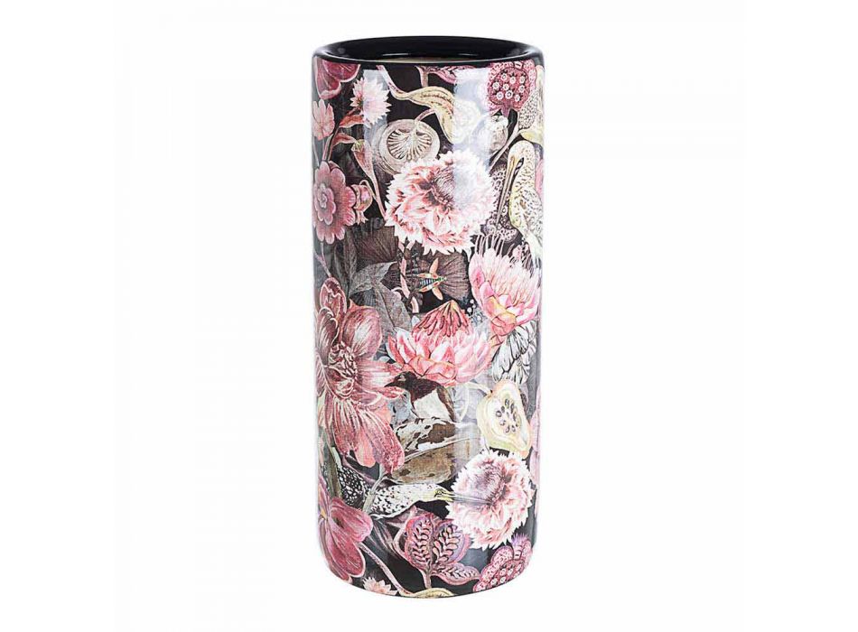 2 porcelanowy stojak na parasole z naklejką kwiatową Homemotion - Jolly Viadurini
