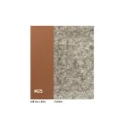 2 krzesła do użytku wewnątrz wykonane z metalu z siedziskiem z tkaniny Bliss - Avenia Viadurini