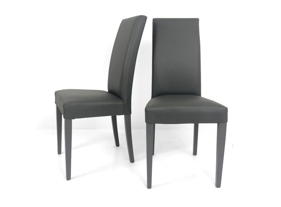 2 krzesła w nowoczesnym stylu Valentine Viadurini