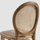 2 drewniane krzesła z plecionym siedziskiem i oparciem - karton Viadurini
