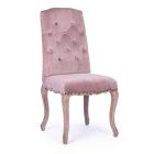 2 krzesła do jadalni z tapicerowanym i tapicerowanym siedziskiem Homemotion - Mania Viadurini