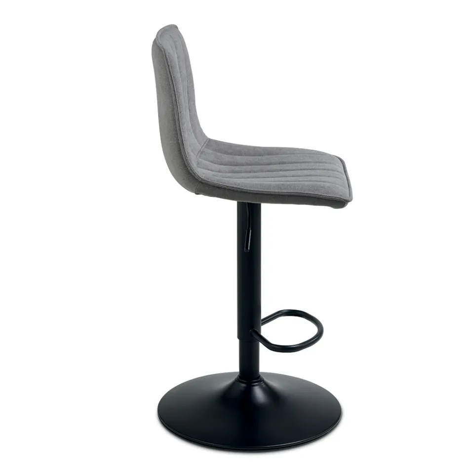 2 hokery do salonu z tapicerowanymi siedziskami w różnych kolorach - Impeto Viadurini