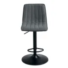 2 hokery do salonu z tapicerowanymi siedziskami w różnych kolorach - Impeto Viadurini