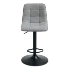 2 hokery do salonu z siedziskiem z tkaniny w różnych kolorach - Corrente Viadurini