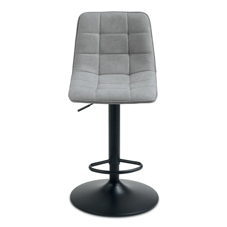 2 hokery do salonu z siedziskiem z tkaniny w różnych kolorach - Corrente Viadurini