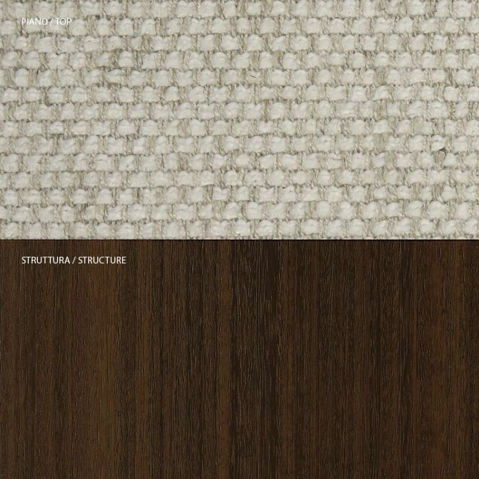 4 krzesła do jadalni z litego drewna jesionowego i tkaniny Made in Italy - Sulu Viadurini