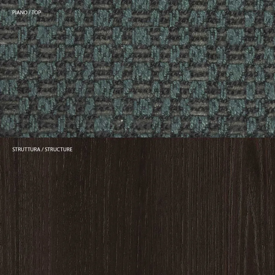 4 krzesła do jadalni z litego drewna jesionowego i tkaniny Made in Italy - Sulu Viadurini