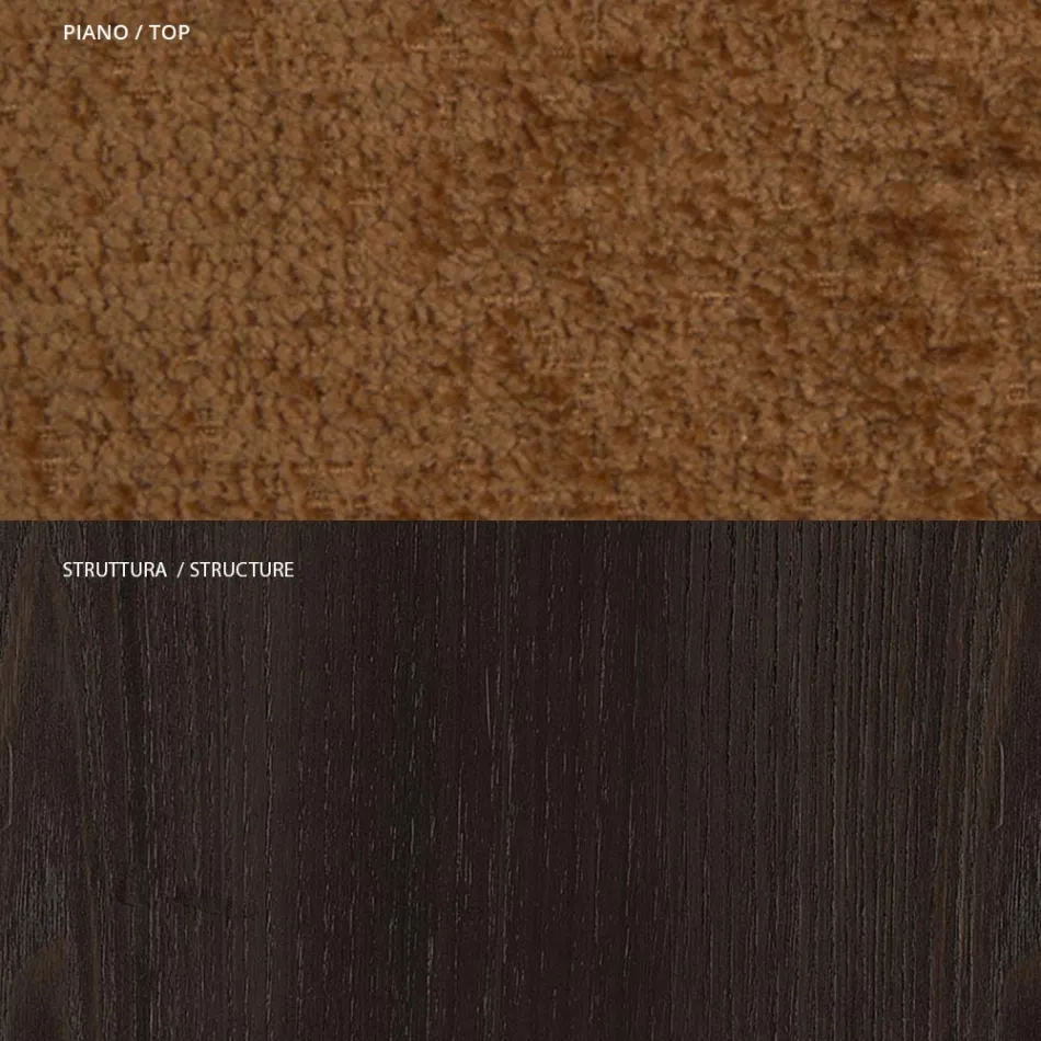 4 krzesła do jadalni z litego drewna jesionowego i tkaniny Made in Italy - Sulu Viadurini