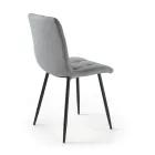 4 krzesła do salonu z siedziskami z tkaniny w różnych kolorach - Aktualne Viadurini