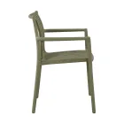 4 składane krzesła ogrodowe z polipropylenu odpornego na promieniowanie UV - Ondara Viadurini