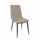 4 nowoczesne krzesła pokryte skórą ekologiczną ze stalową podstawą Homemotion - Daisa Viadurini