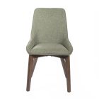 4 krzesła do salonu wykonane z tkaniny w różnych kolorach i drewna - wanilia Viadurini
