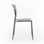 4 krzesła wykonane z polipropylenowego siedziska o różnych wykończeniach i metalu - Daiquiri Viadurini