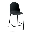 4 hokery do salonu z polipropylenu i metalowej ramy - Dinamo Viadurini