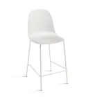 4 hokery do salonu z polipropylenu i metalowej ramy - Dinamo Viadurini