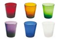 12 szklanek Water Craft Service z kolorowego szkła dmuchanego - Jukatan