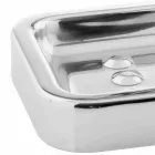 Wolnostojące akcesoria łazienkowe w chromowanym wykończeniu ze stali nierdzewnej — błyszczący Viadurini