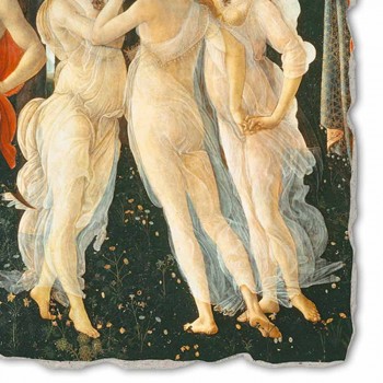 Botticelli fresco &quot;Alegoria wiosny&quot; - szczegóły