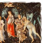 Fresco ręcznie Botticelli &quot;Alegoria wiosny&quot; Viadurini