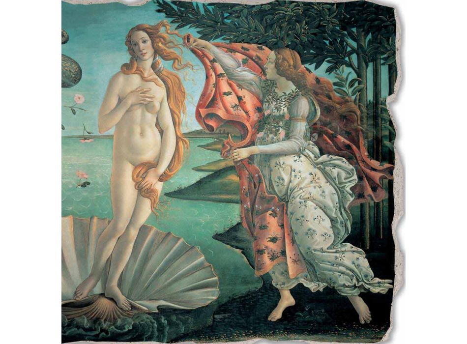 Fresco wykonane we Włoszech Botticellego &quot;Narodziny Wenus&quot; Viadurini