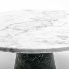 Nowoczesny stojak na ciasto z marmuru Carrara i Marquinia Made in Italy - Spino Viadurini