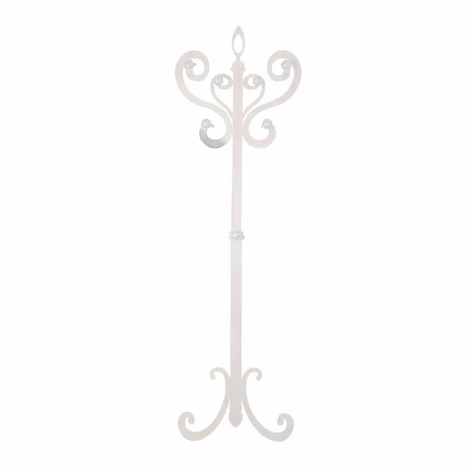 Wieszak ścienny nowoczesny design z kolorowego żelaza Made in Italy - Torres Viadurini