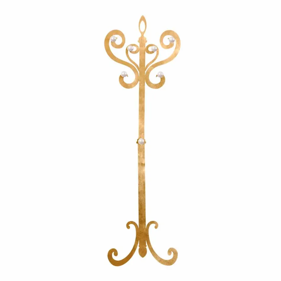 Wieszak ścienny nowoczesny design z kolorowego żelaza Made in Italy - Torres Viadurini