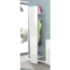 Zaprojektuj wejściowy wieszak na ubrania z białego drewna, łupka lub betonu - Fjona Viadurini